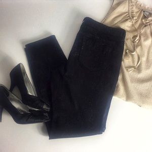 Two by Vince Camuto Pants-Size 8/29-Black Reptile